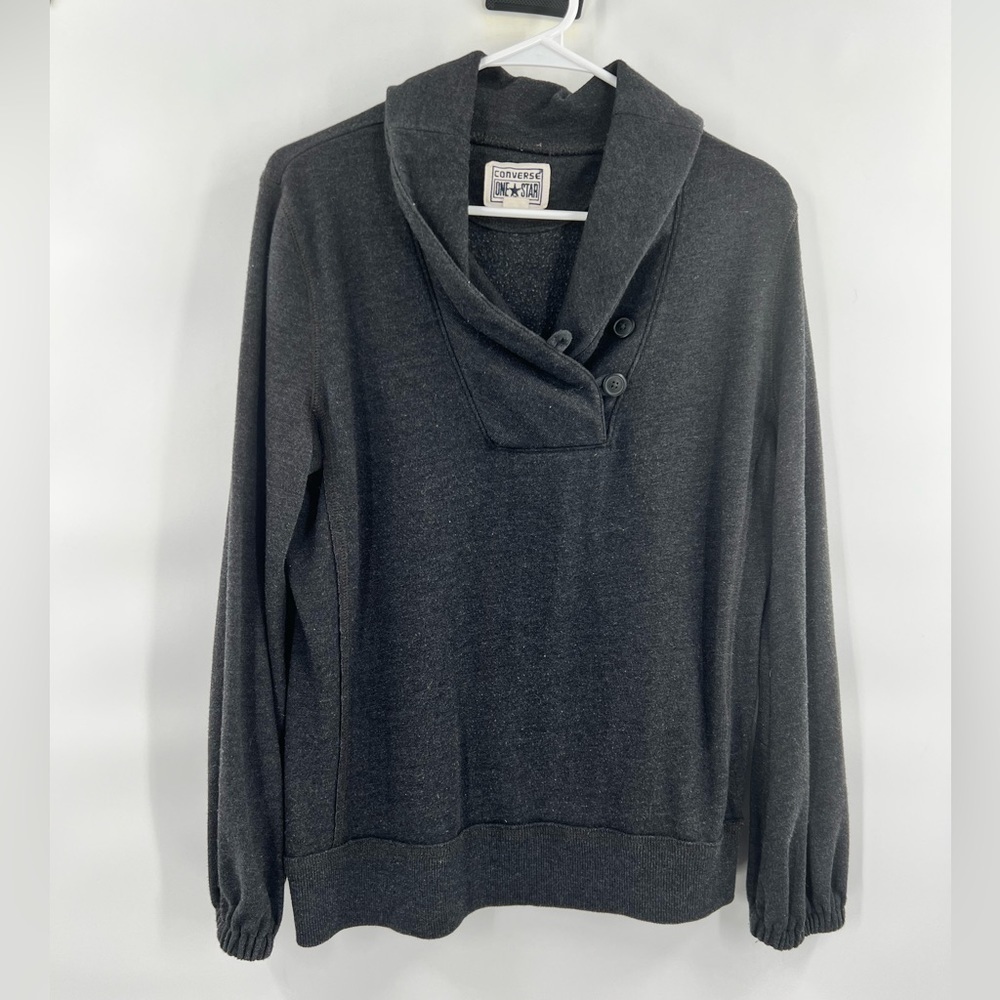 Converse grey pullover shirt size XL